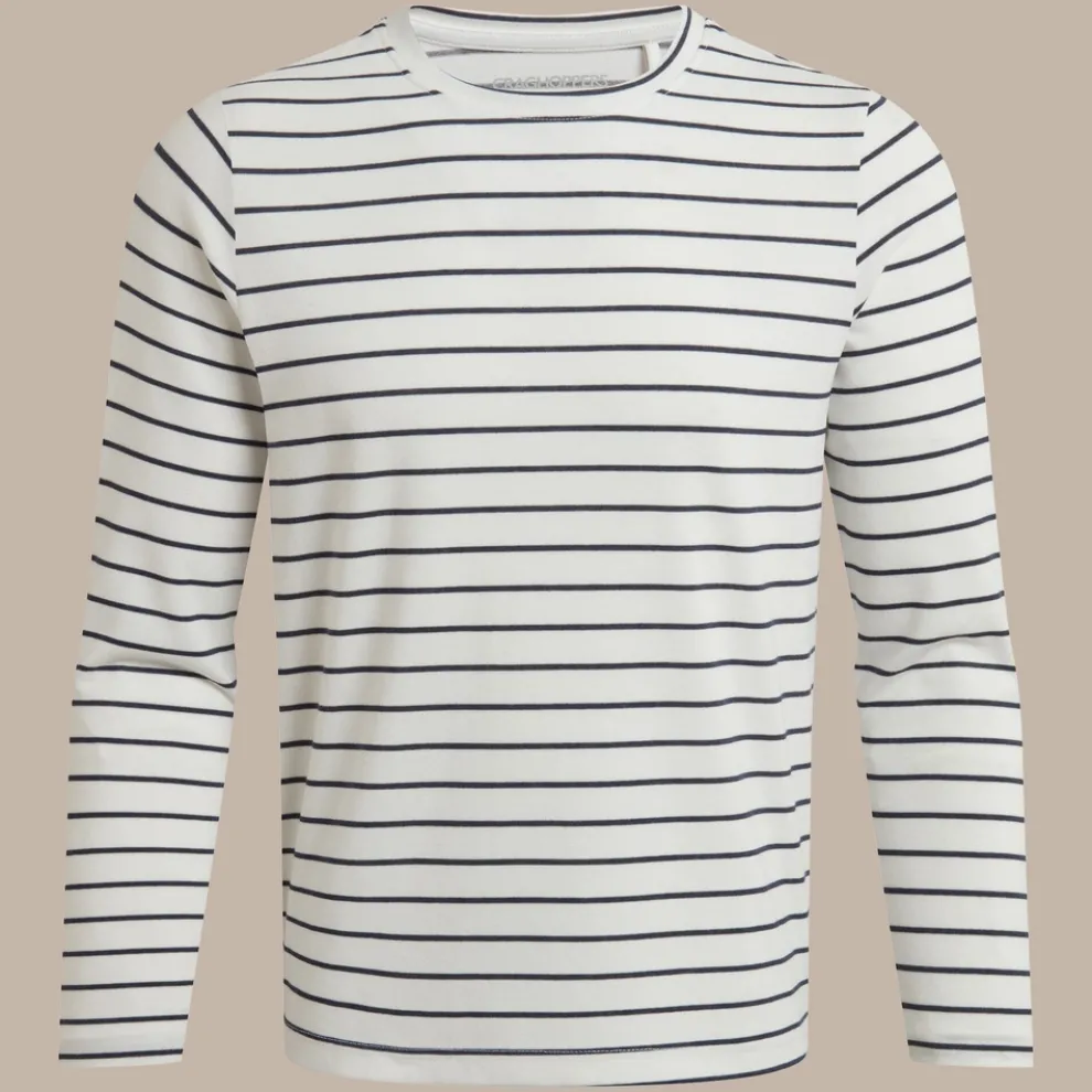 Women's NosiLife Akona Long Sleeved Top | Blue Navy Stripe