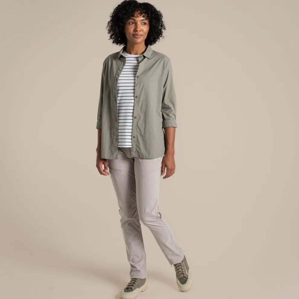 Women's NosiLife Freeda Long Sleeved Shirt | Vert