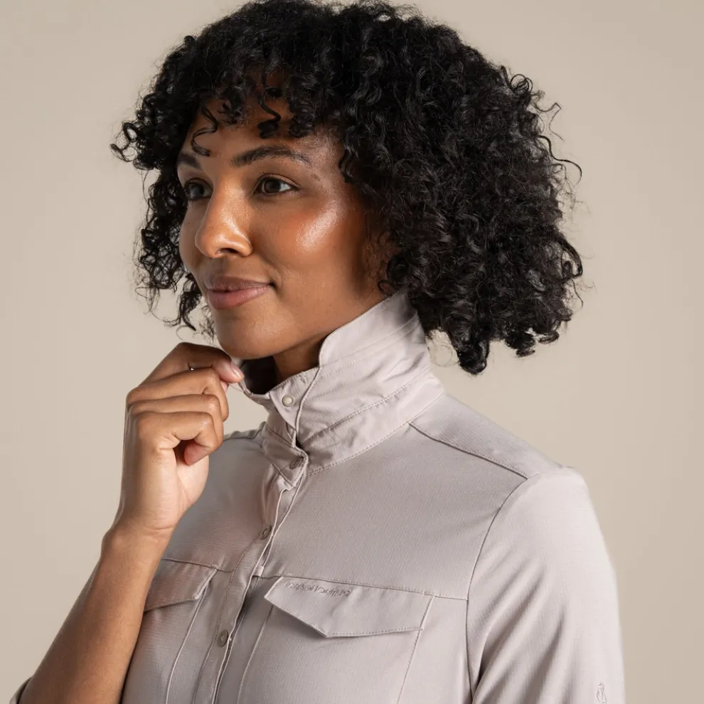 Women's NosiLife Pro Long Sleeved Shirt III | Soft Mushroom