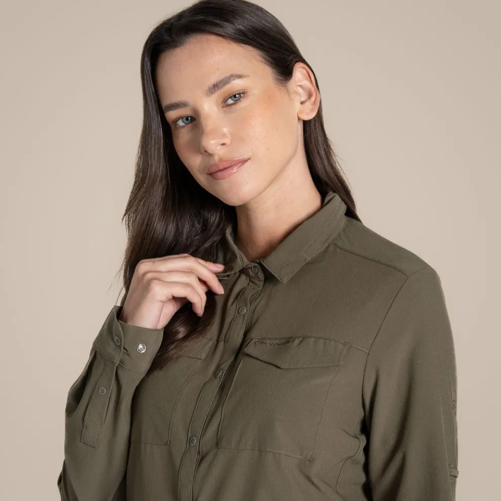 Women's NosiLife Pro Long Sleeved Shirt III | Wild Olive