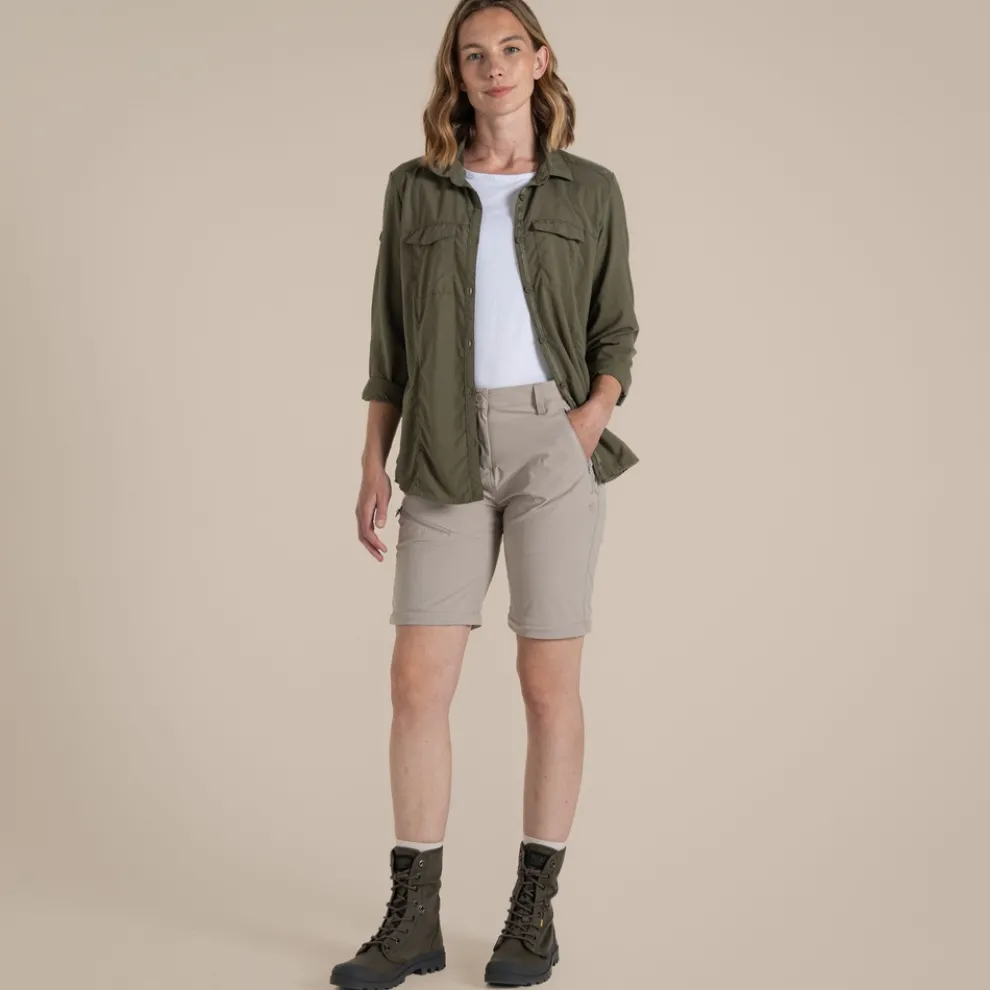 Women's NosiLife Pro Convertible Trouser III | Soft Mushroom