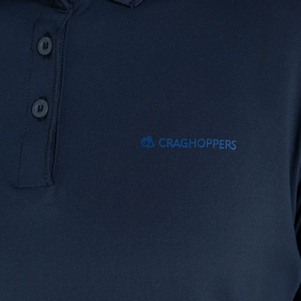 Women's NosiLife Thornbury Golf Long Sleeved Polo Top | Blue Navy