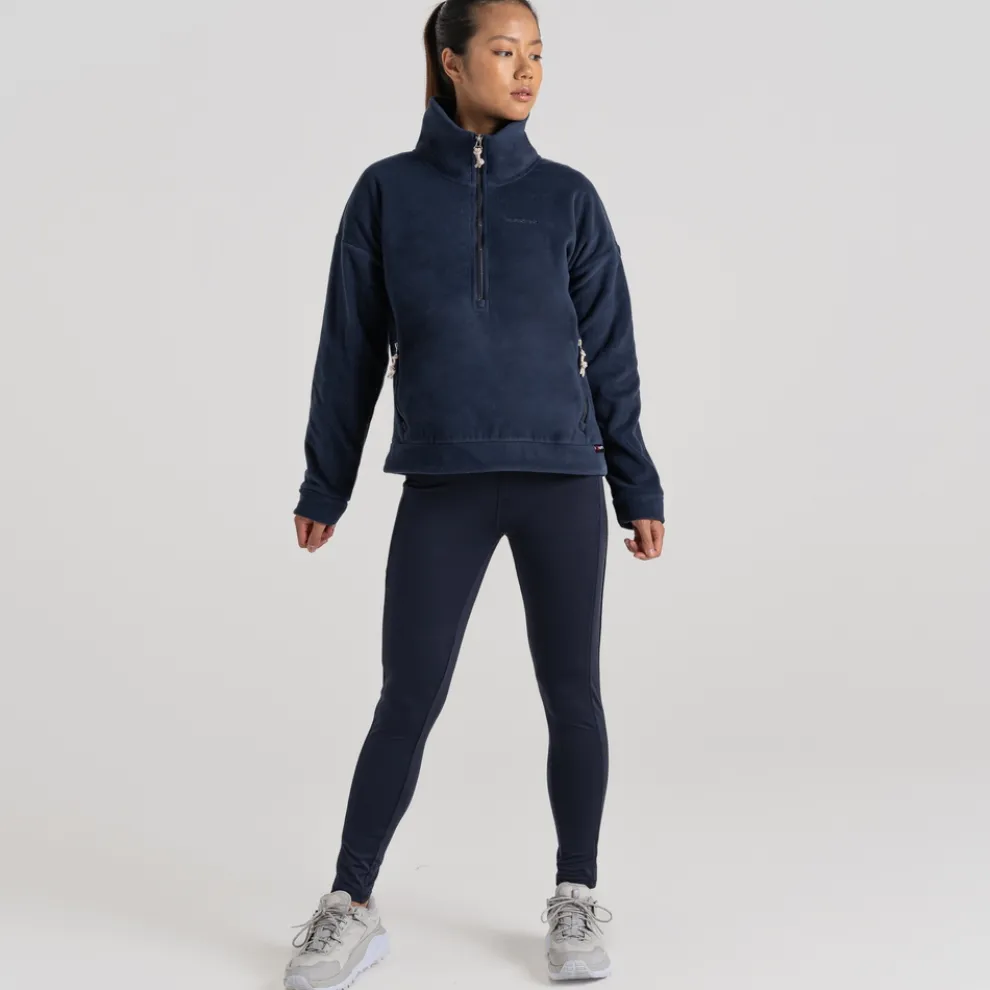 Women's Polartec Caprice Half Zip Fleece | Blue Navy