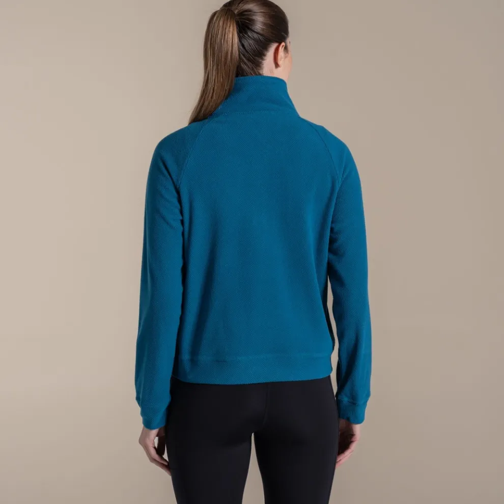 Women's Raja Half Zip Fleece | Porcelain Blue