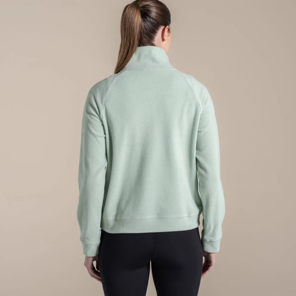 Women's Raja Half Zip Fleece | Iced Matcha