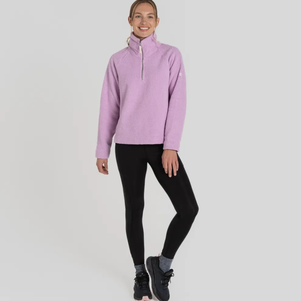 Women's Raya Half Zip Fleece | Orchid