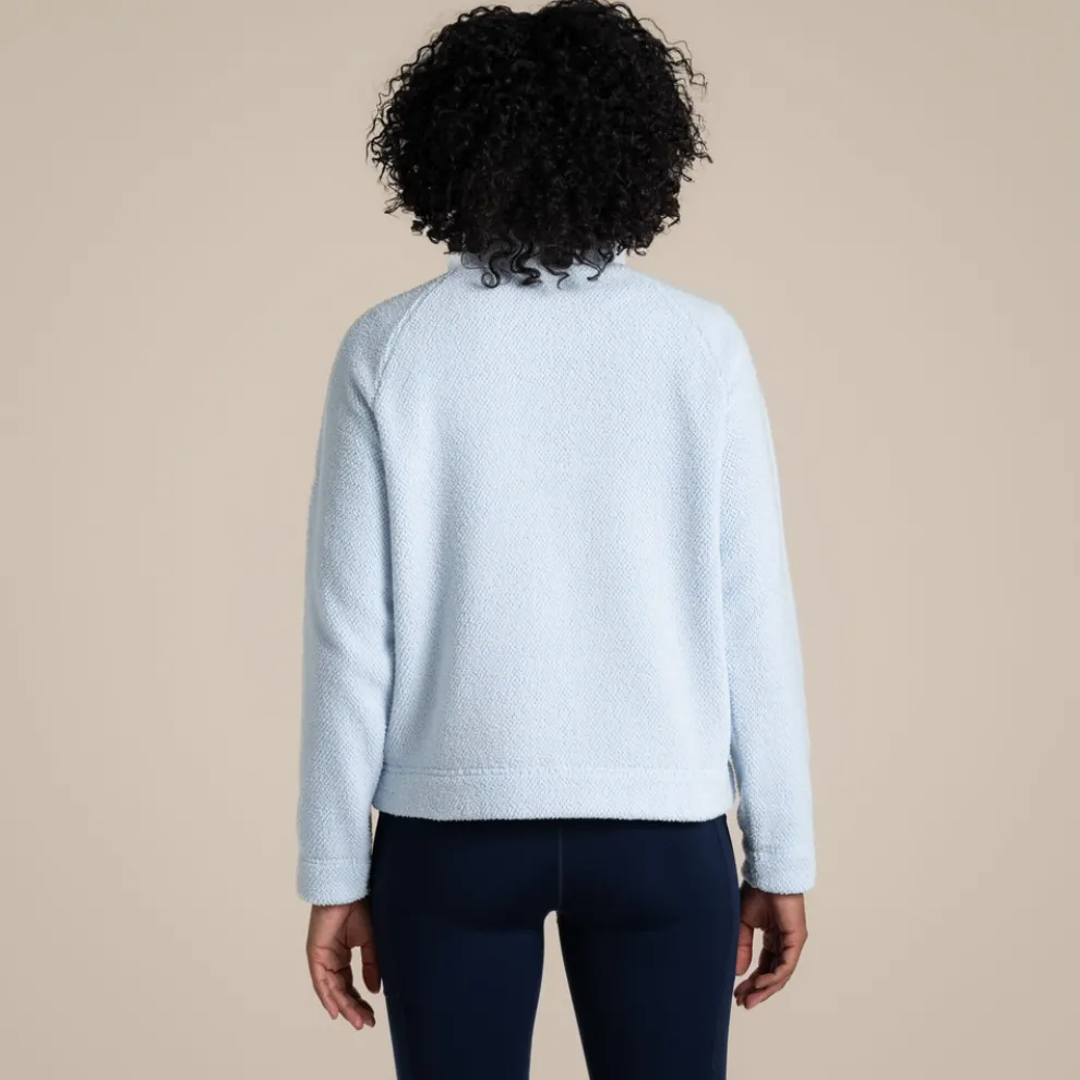 Women's Raya Half Zip Fleece | Nimbus Blue