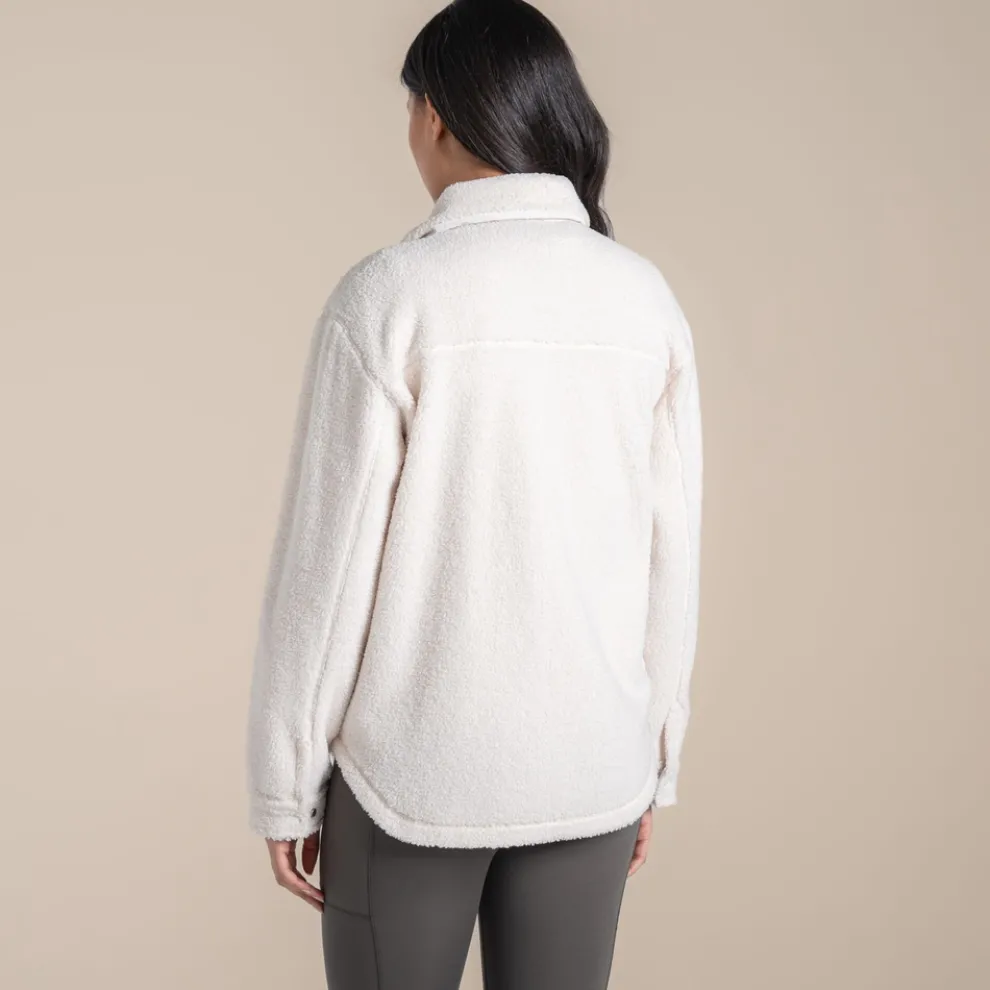 Women's Ribwort Overshirt | Ecru