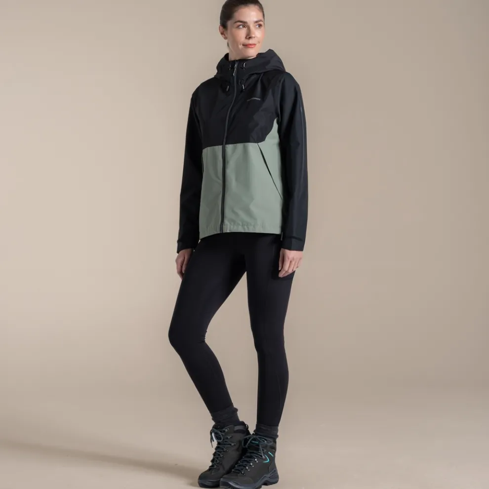 Women's Rosario Waterproof Jacket | Black / Sage