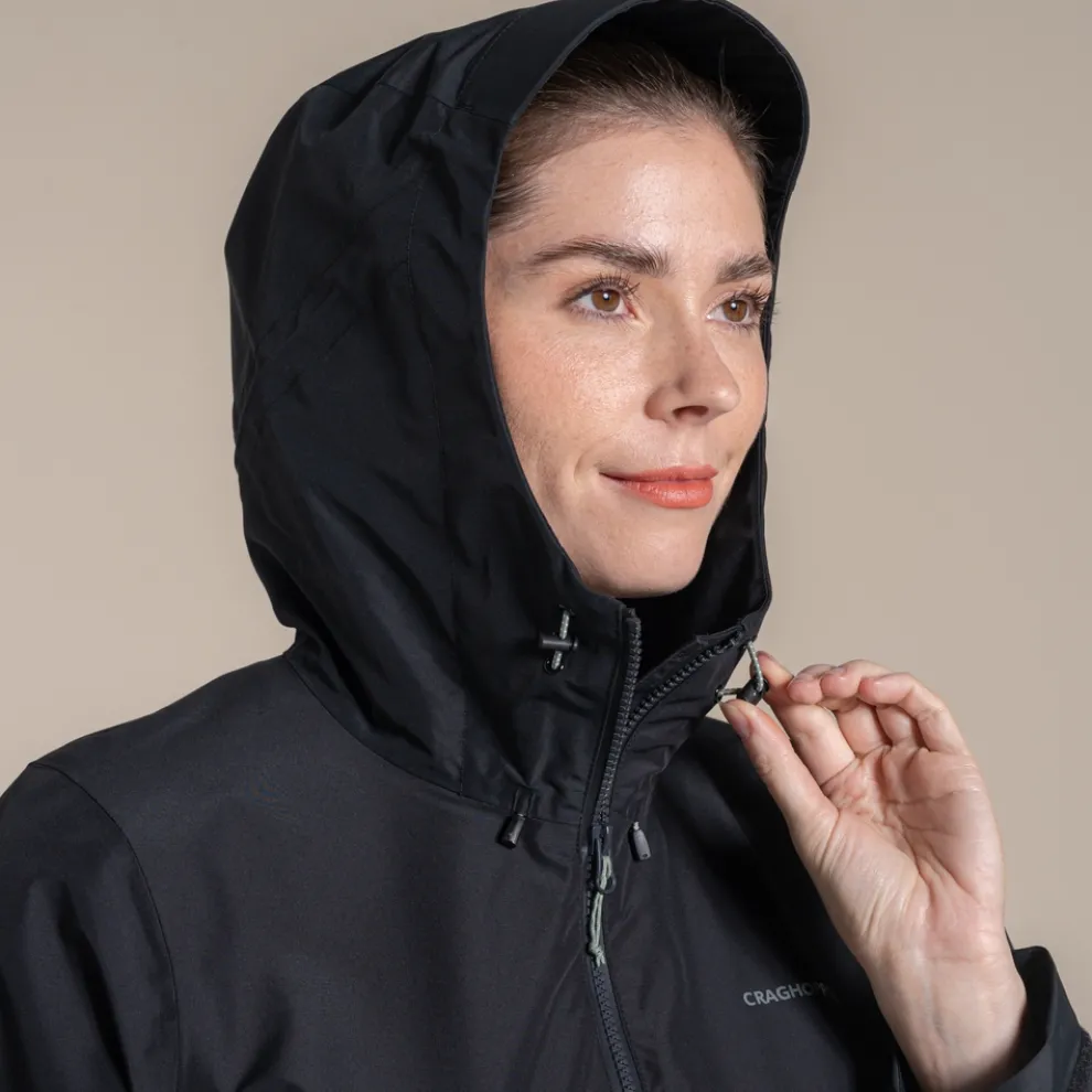 Women's Rosario Waterproof Jacket | Black / Sage