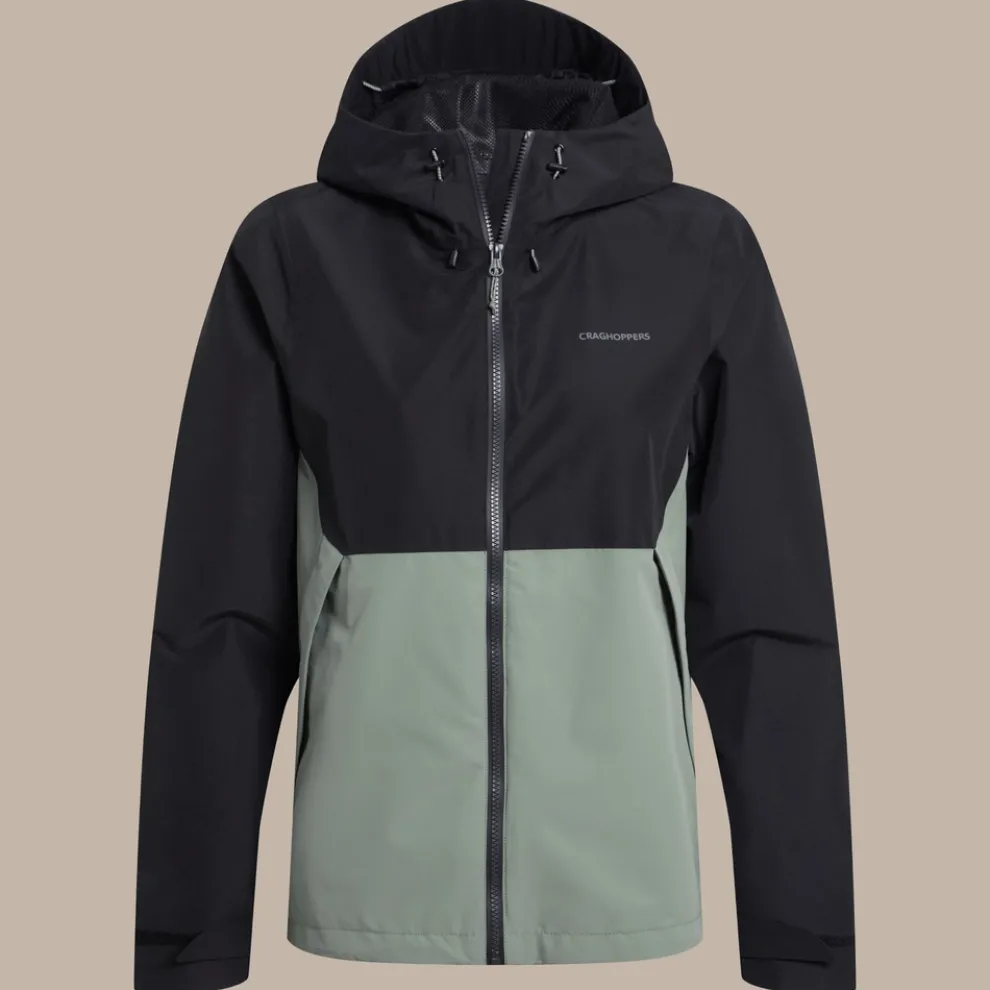 Women's Rosario Waterproof Jacket | Black / Sage