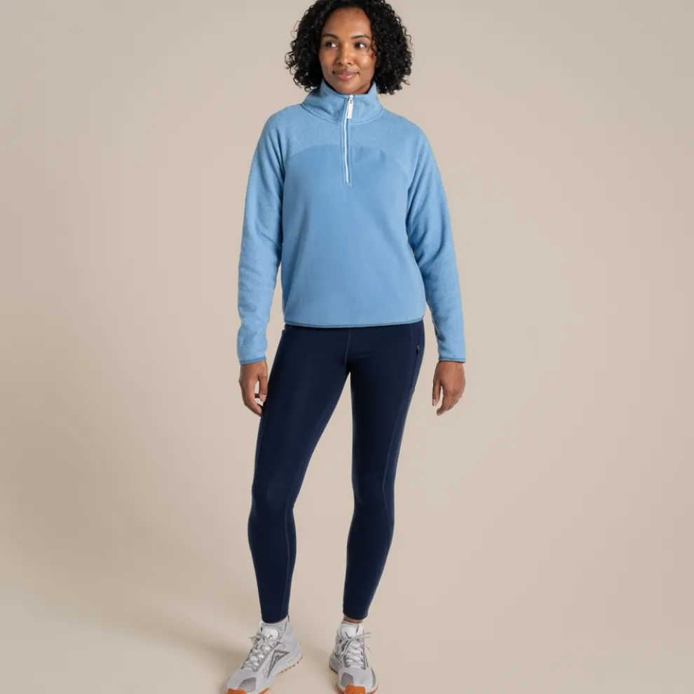 Womens' Selina Half Zip Fleece | Seaside Blue