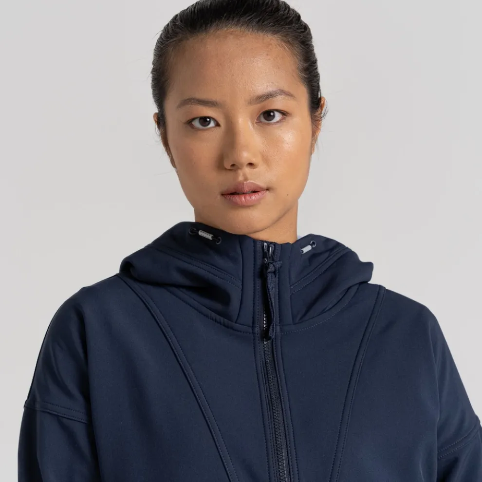 Women's Tyra Softshell Hooded Jacket | Blue Navy